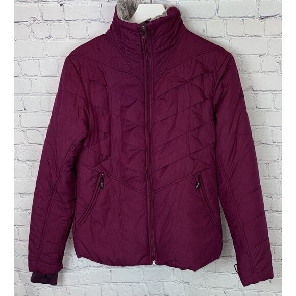 COLUMBIA Women’s Medium Titanium Snow Ski Jacket Coat Purple Thermal Omni Heat - Picture 1 of 9
